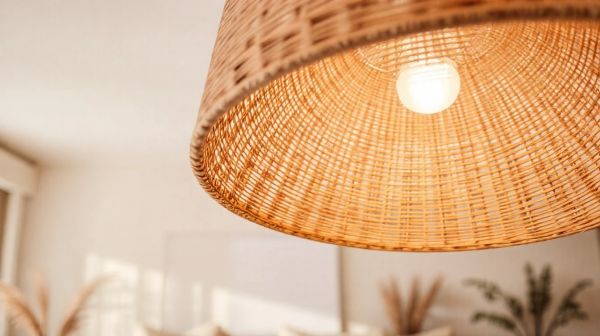 Les avantages d'un plafonnier en osier pour votre déco