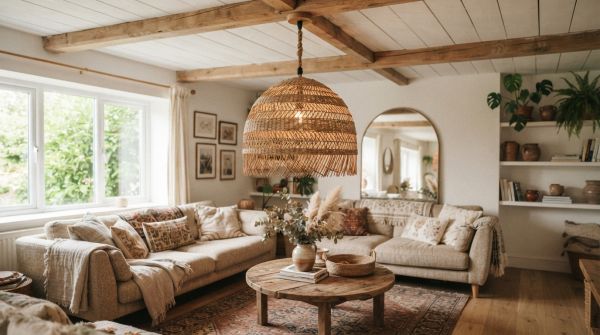 Les avantages d'un plafonnier en osier pour votre déco