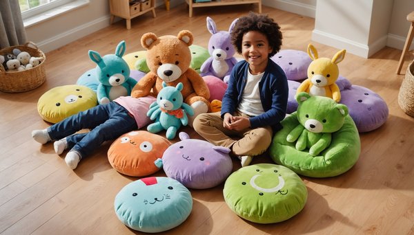 Coussins personnages pour enfants : douces créations à découvrir !